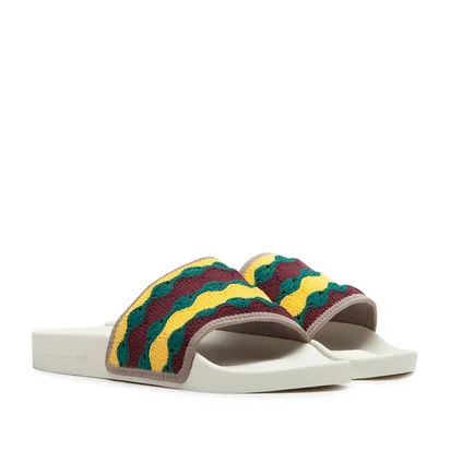 adidas Adilette (Gelb / Grün / Weiß)