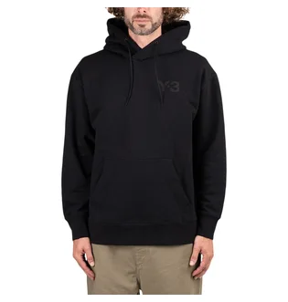 adidas Y-3 Classic Chest Logo Hoodie (Schwarz)