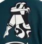 Parra Cloudy Star Varsity Jacket (Grün / Schwarz)