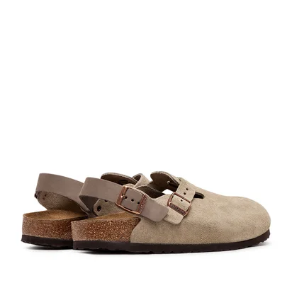 Birkenstock Tokio Suede Leather Narrow (Beige)