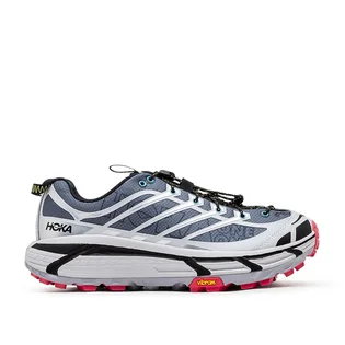 HOKA Mafate Three2 Wordmark (Grau / Rot)