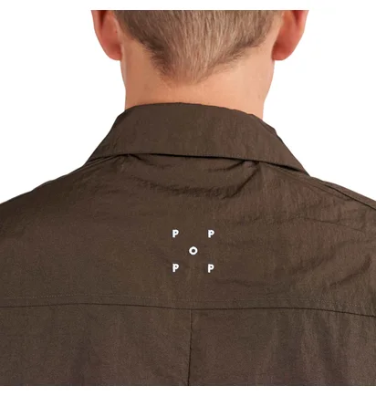 Pop Trading Company Boxer Overshirt (Braun)