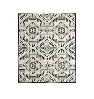 Pendleton Oxbow Blanket (Schwarz / Weiss)