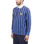Aimé Leon Dore Vertical Striped Rugby Polo (Navy / Blau)
