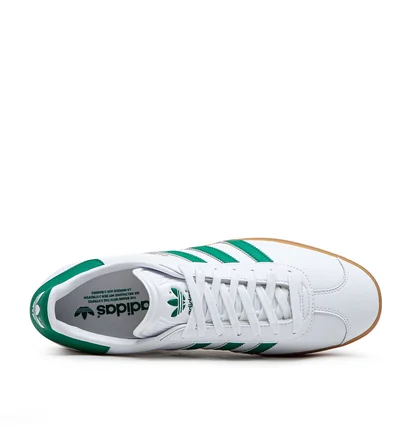 adidas Gazelle (Weiß / Grün / Gum)