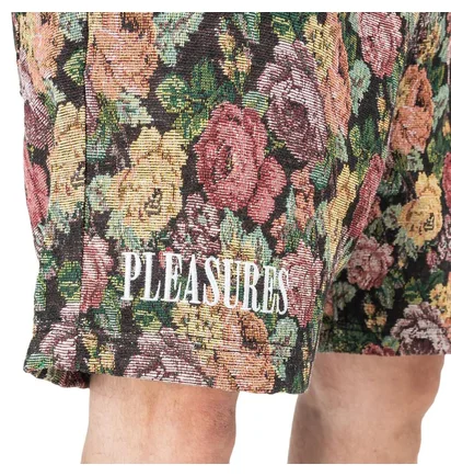 Pleasures Floral Woven Shorts (Braun / Schwarz)