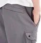 Stone Island Cotton Fleece Bermuda Cargo Shorts (Grau)