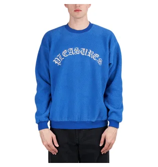 Pleasures Mars Sherpa Crewneck (Blau)