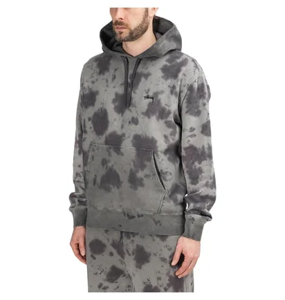 Stüssy Crystal Wash Hoodie (Schwarz)