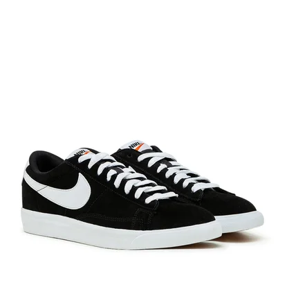 Nike Blazer Low Premium Vintage Suede (Schwarz / Weiß)