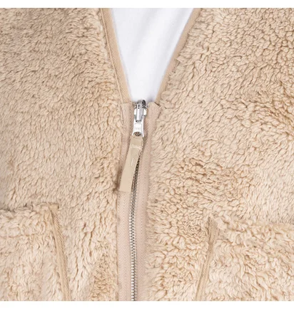 Pop Trading Company Harold Reversible Vest (Beige)