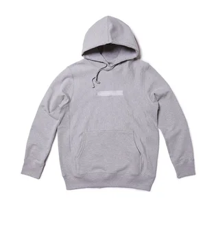 Raised by Wolves Box Logo Hoodie (Grau)