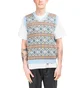 Stüssy Giza Sweater Vest (Blau / Orange)