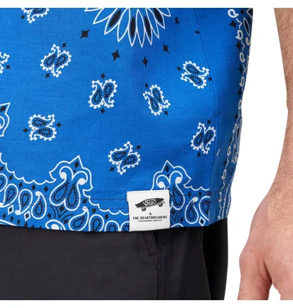 Vans Vault x Bedwin & The Heartbreakers Bandana Shirt (Blau)
