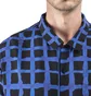 Stüssy Hand Drawn Grid Shirt (Blau / Schwarz)
