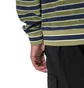 Stüssy Striped Polar Fleece Crewneck (Olive / Navy)