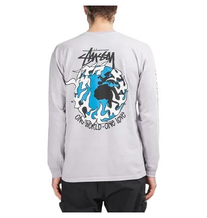 Stüssy One Love Pig. Dyed LS Tee (Lavendel)