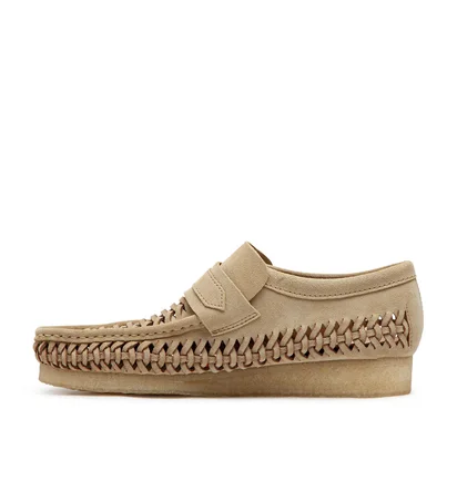 Clarks Originals Wallabee Loafer Weave (Beige)