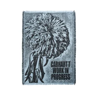 Carhartt WIP Chrysanthemum Woven Blanket (Blau)