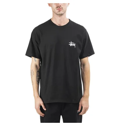 Stüssy Basic Tee (Schwarz)