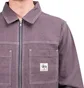 Stüssy Overdyed Hickory LS Zip Shirt (Lila)