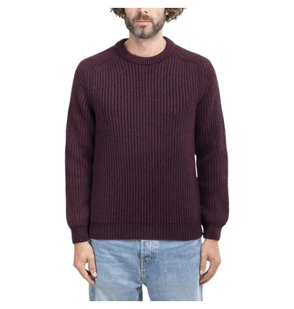 Edwin Roni Crew Sweater (Pflaume)
