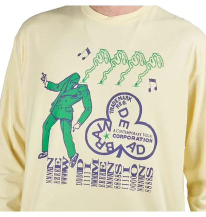 Brain Dead New Dimensions Long Sleeve (Gelb / Multi)