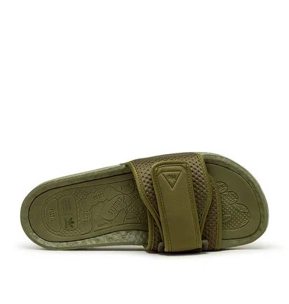 adidas x Pharrell Williams Chanceletas HU Boost Slide (Olive)