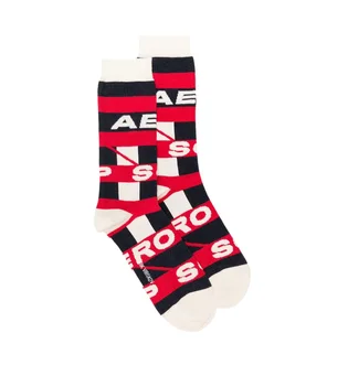 Henrik Vibskov Sonic Soap Socks (Schwarz / Rot)