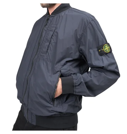 Stone Island Skin Touch Nylon-TC Packable Jacket (Navy)