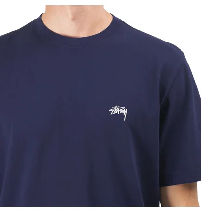 Stüssy Stock Logo Tee (Navy)