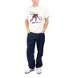 adidas x Brain Dead T-Shirt (Beige / Bordeaux)