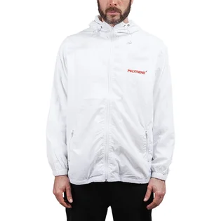 Polythene* Optics Nylon Zipped Windbreaker (Weiß)
