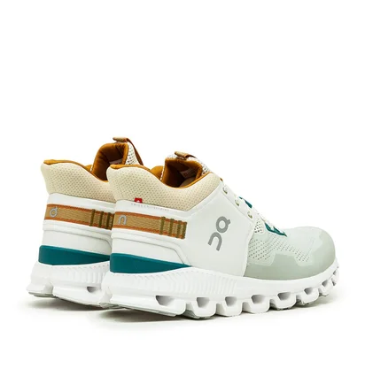 On Cloud Hi Edge (Weiß / Beige / Grün)