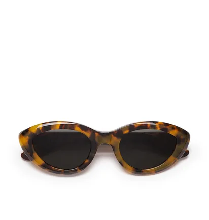 Retrosuperfuture Cocca Spotted Havana Sunglasses (Braun)