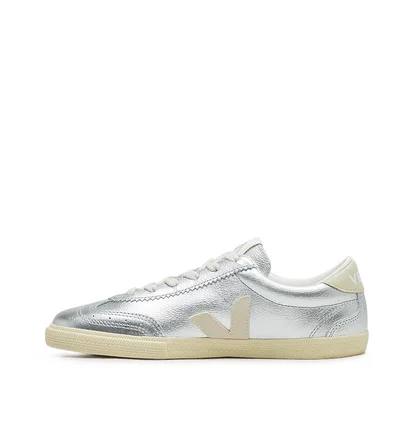 Veja Volley Leather (Silber / Beige)