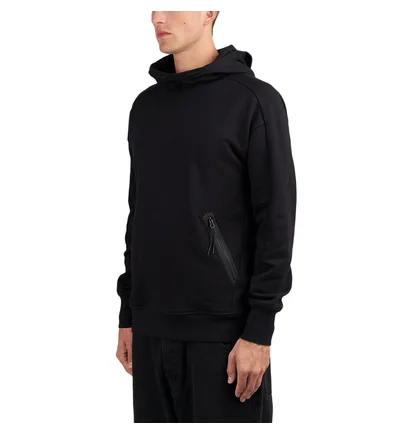 C.P. Company Diagonal Raised Fleece Goggle Hooded Sweatshirt (Schwarz)