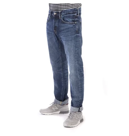 Edwin ED-55 Red Listed Selvage Denim Blue Contrast Clean Wash (Blau)