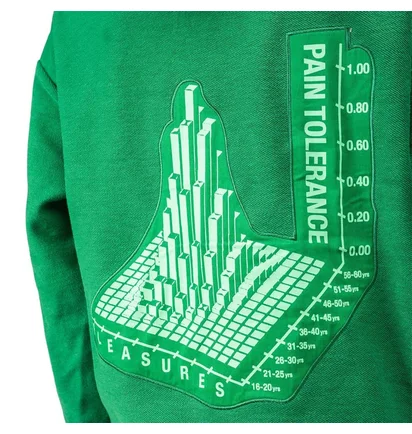 Pleasures Logic Reverse Terry Hoody (Grün)