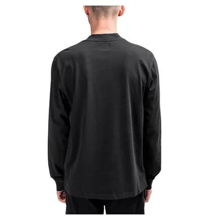 Stüssy Mock Longsleeve Crew (Schwarz)