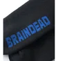 Brain Dead Striped Logo Socks (Schwarz / Blau / Orange)