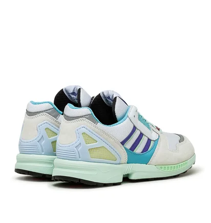 adidas ZX 8000 (Weiß / Lila / Türkis)