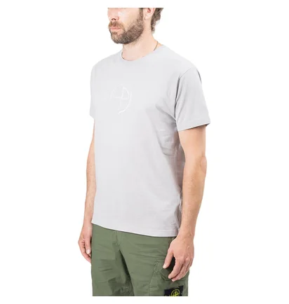 Stone Island 'Data Scan' T-Shirt (Grau)