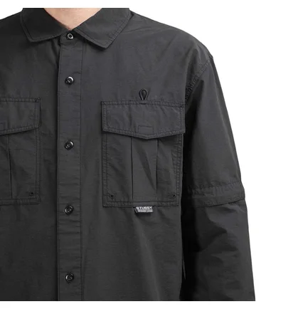 Stüssy Convertible Utility Shirt (Schwarz)