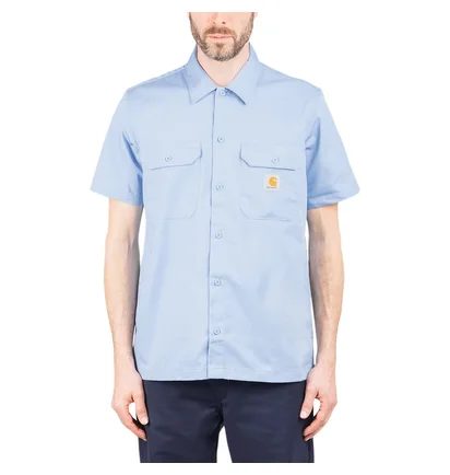 Carhartt WIP Master Short Sleeve Shirt (Blau)