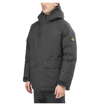 Stone Island Ripstop Gore-Tex Down Jacket (Schwarz)