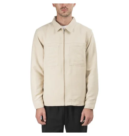 Stüssy Micro Suede Work Shirt (Beige)
