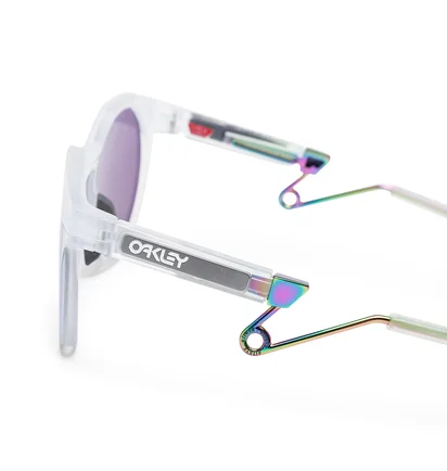 Oakley HSTN Metal Sonnenbrille (Clear / Violett)