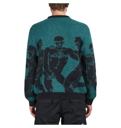 Carne Bollente B.F.F. Sweater (Grün / Schwarz)