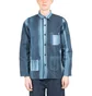 Edwin Major Tie Dye Ripstop Shirt (Blau)